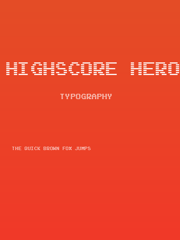 Highscore Hero Poster