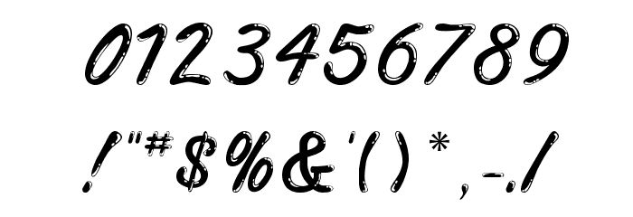 Highstakes Regular Font OTHER CHARS