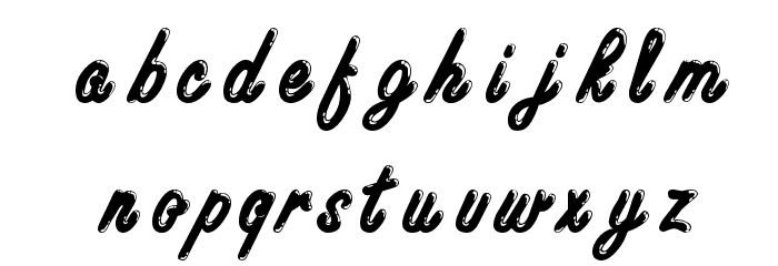 Highstakes Regular Font LOWERCASE