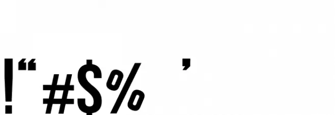 Highstories Sans Font OTHER CHARS