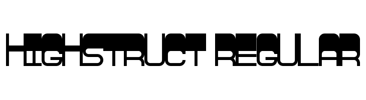 Highstruct Regular  Descarca Fonturi Gratis