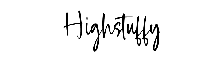 Highstuffy  font caratteri gratis