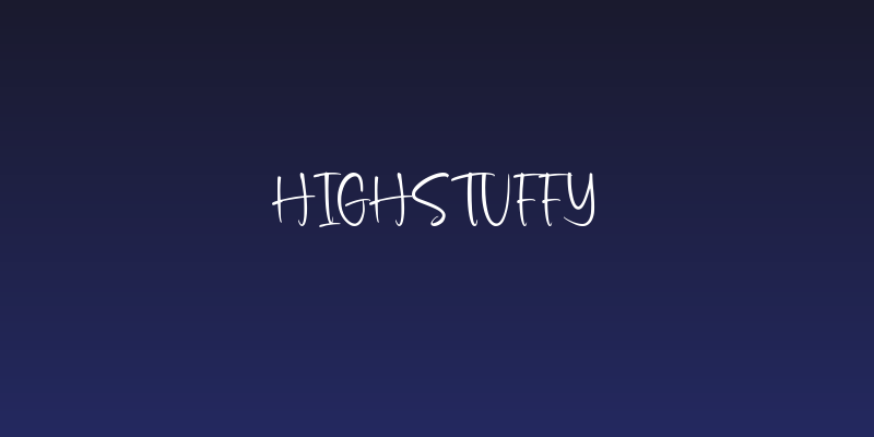 Highstuffy Social Header