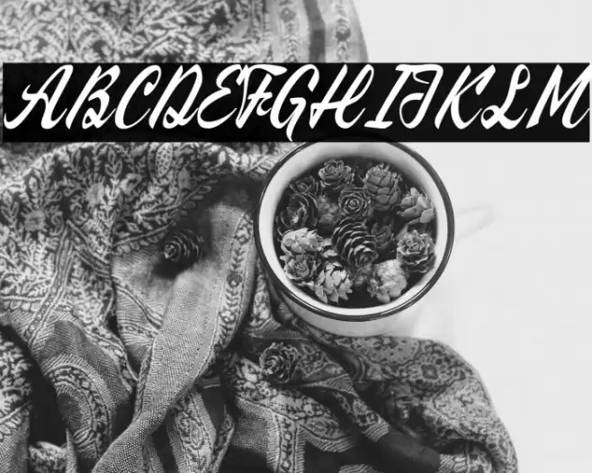 Hightide Font examples