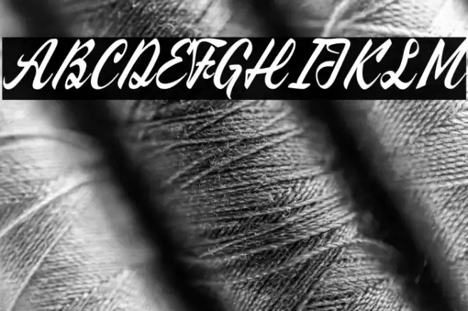 Hightide Font examples