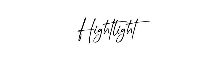 Hightlight  Frei Schriftart Herunterladen