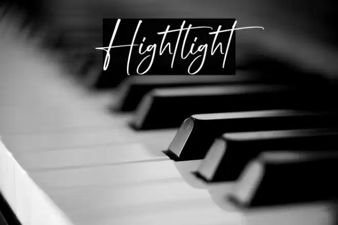 Hightlight Font examples