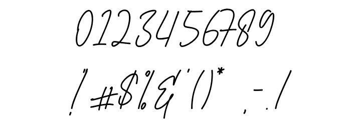 Highvalley Font OTHER CHARS