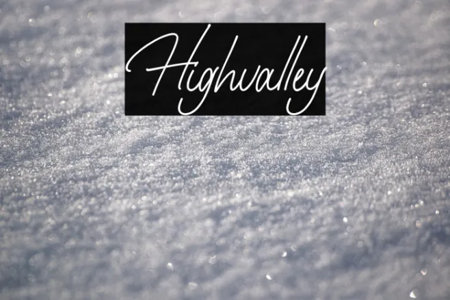 Highvalley Example 1