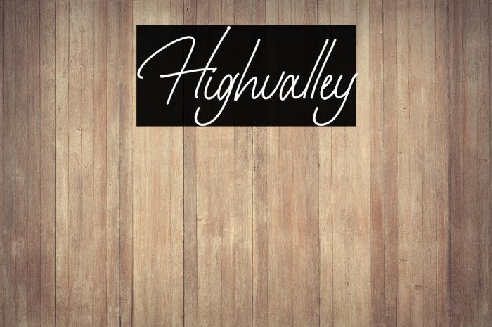 Highvalley Example 3