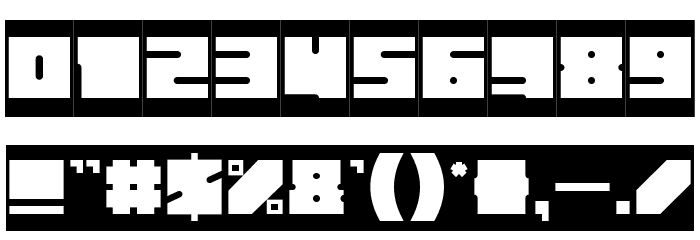 Highway Patrol-Inverse Font OTHER CHARS