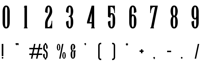 Highwind Font OTHER CHARS