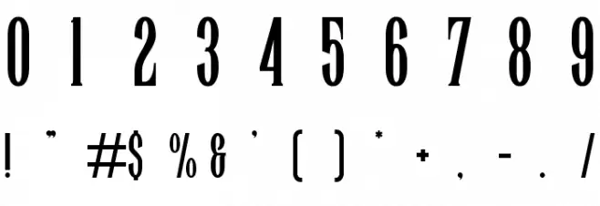 Highwind Font OTHER CHARS