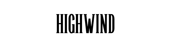 Highwind  Frei Schriftart Herunterladen