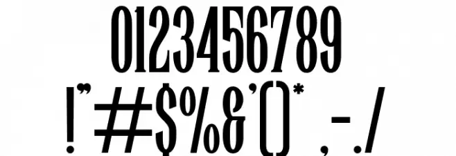 Highwind Font OTHER CHARS