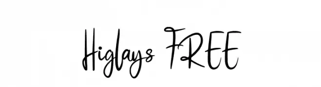 Higlays FREE  Descarca Fonturi Gratis