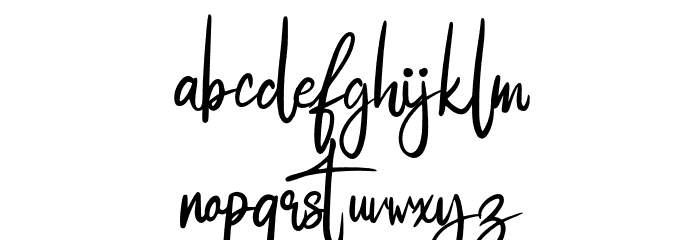 HiglaysFREE Font LOWERCASE