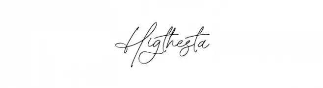 Higthesta  font caratteri gratis
