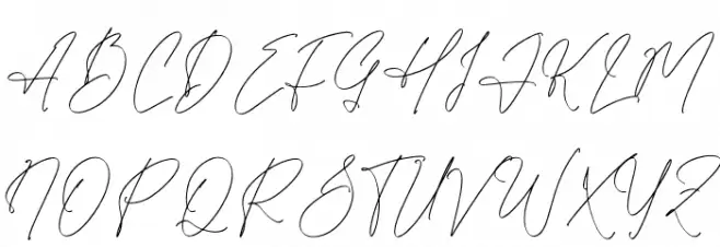 Higthesta Caratteri MAIUSCOLE