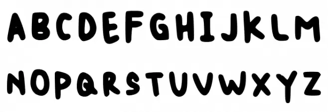 Hii Regular フォント 大文字