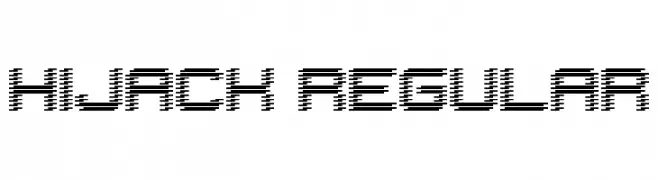 Hijack Regular  Скачать бесплатные шрифты
