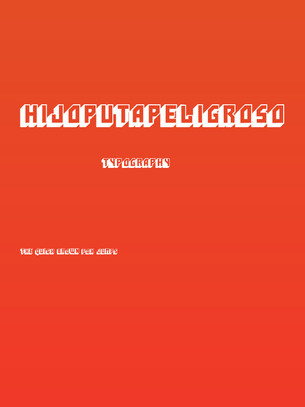 HijoPutaPeligroso Poster