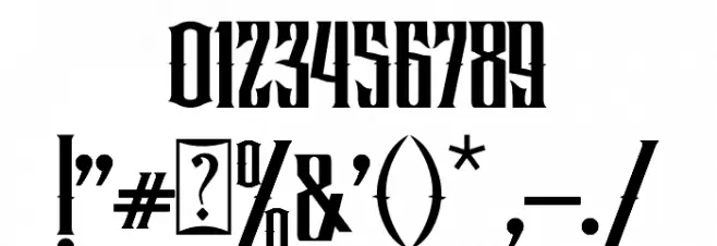 Hijrah_DEMO Font OTHER CHARS