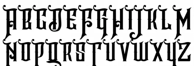 Hijrah_DEMO Font Litere mari