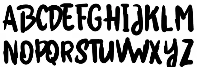 Hikata Schriftart Groß