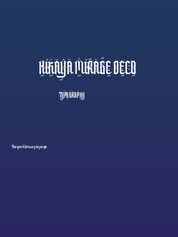 Hikaya Mirage Deco Poster