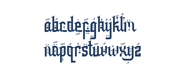 Hikaya Mirage Deco Lowercase