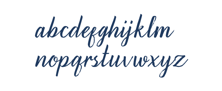 Hikerstone Slant Lowercase