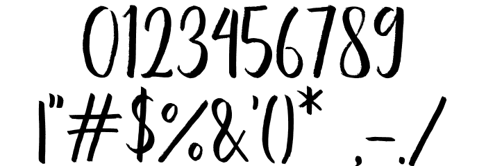 Hikerstone Font OTHER CHARS