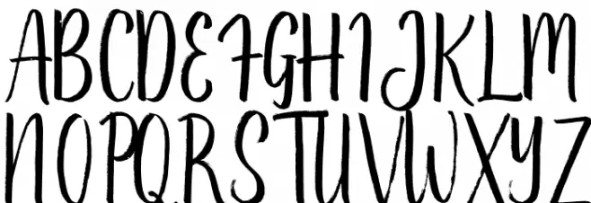Hikerstone Schriftart Groß