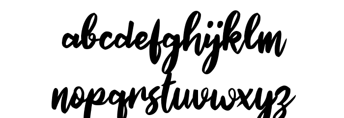 Hilaria Font LOWERCASE