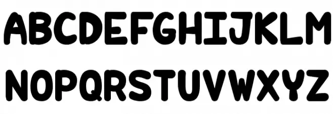 Hilarious Comics light Fuentes MAYÚSCULAS
