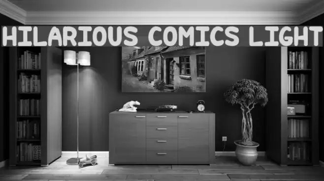 Hilarious Comics light Font examples