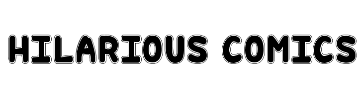 Hilarious Comics  Frei Schriftart Herunterladen