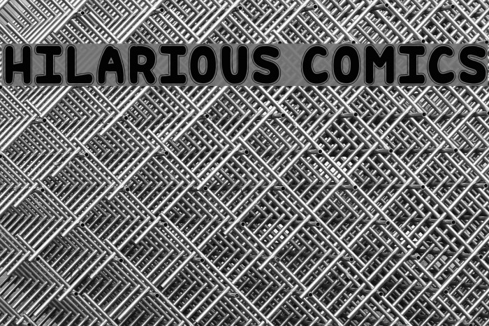 Hilarious Comics Font examples