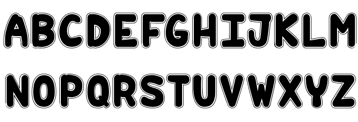 Hilarious Comics Font LOWERCASE