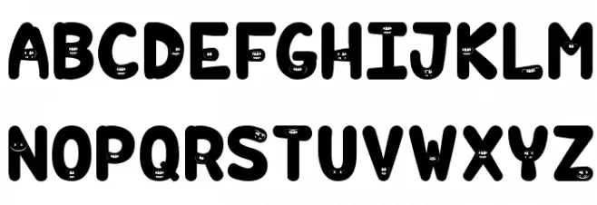 Hilarious Schriftart Groß