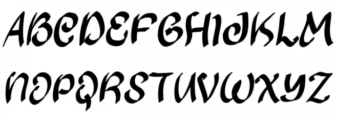 Hilary Christmas Demo フォント 大文字