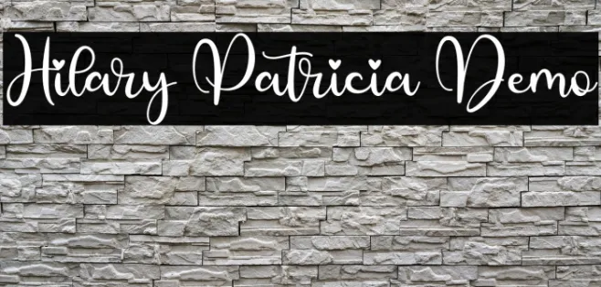 Hilary Patricia Demo Example 1