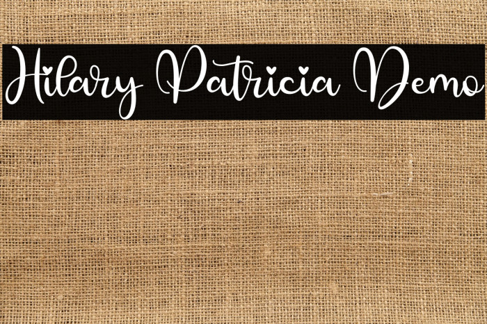 Hilary Patricia Demo Example 2