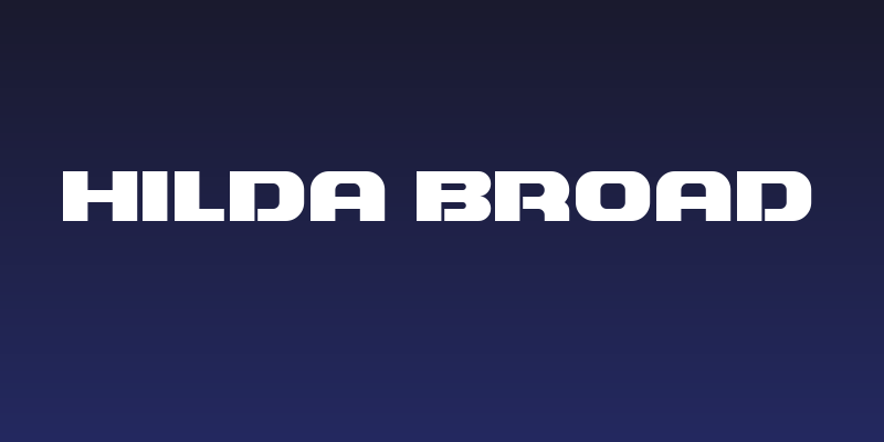 Hilda Broad Social Header
