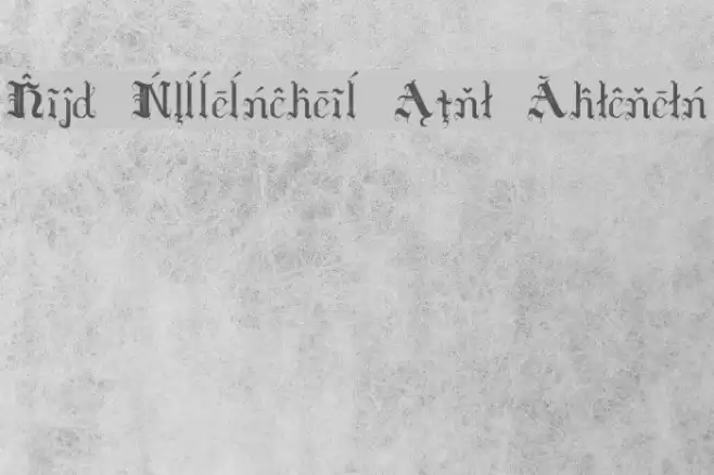 Hilda Sonnenschein Extra Characters Polices examples