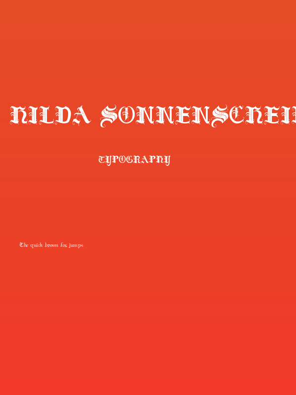 Hilda Sonnenschein Poster