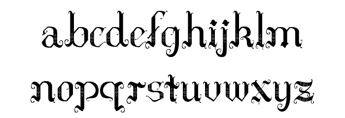 Hilda Sonnenschein Font LOWERCASE