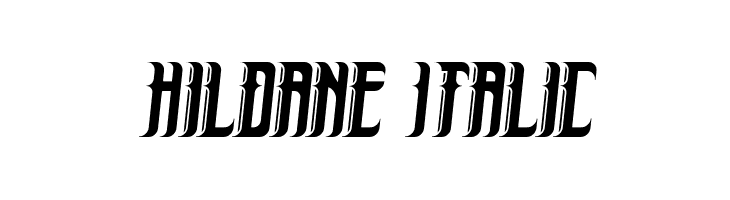 Hildane Italic  font caratteri gratis