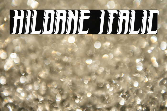 Hildane Italic Example 1